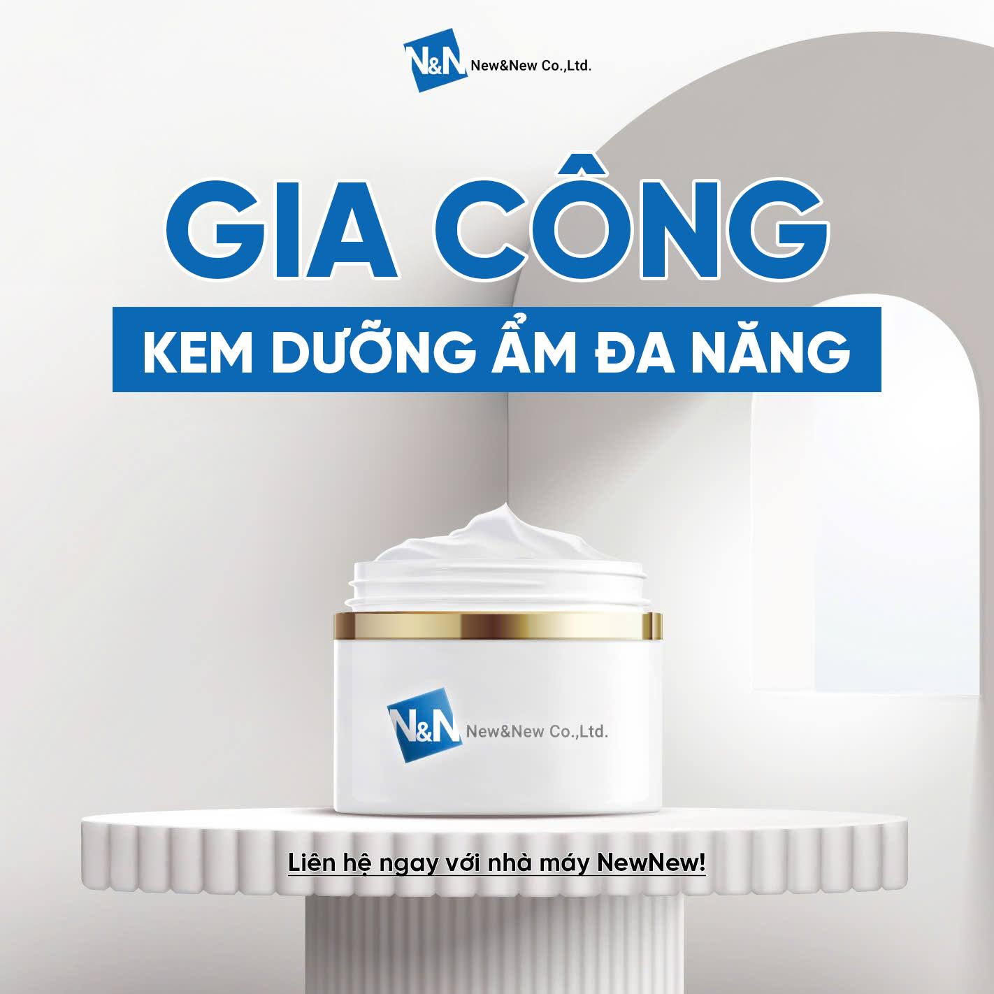 Gia Công Kem Dưỡng Ẩm Đa Năng