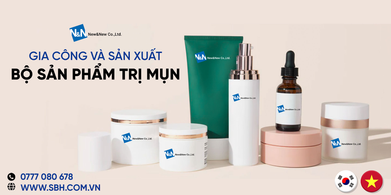 GIA CÔNG BỘ SẢN PHẨM TRỊ MỤN