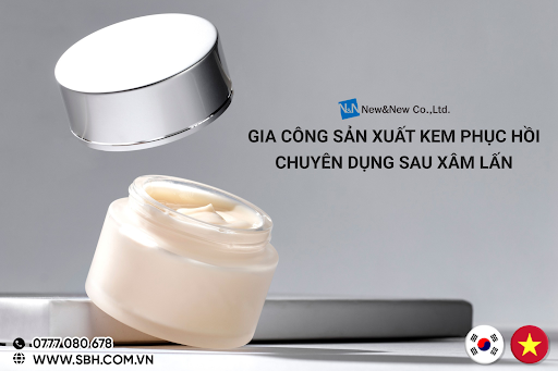 GIA CÔNG KEM DƯỠNG PHỤC HỒI SAU ĐIỀU TRỊ